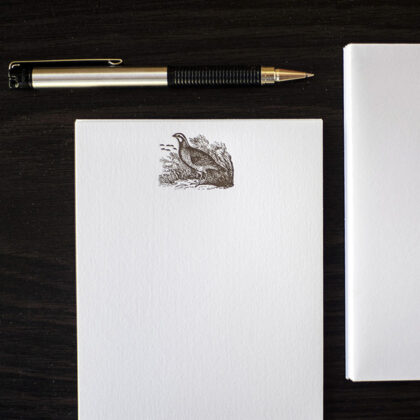Quail note cards