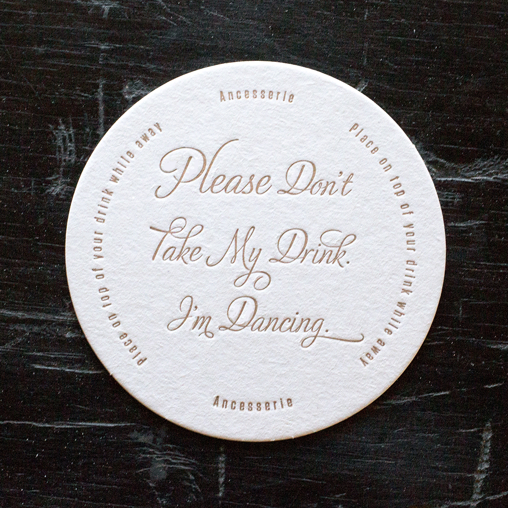 Don't Take My Drink Coasters