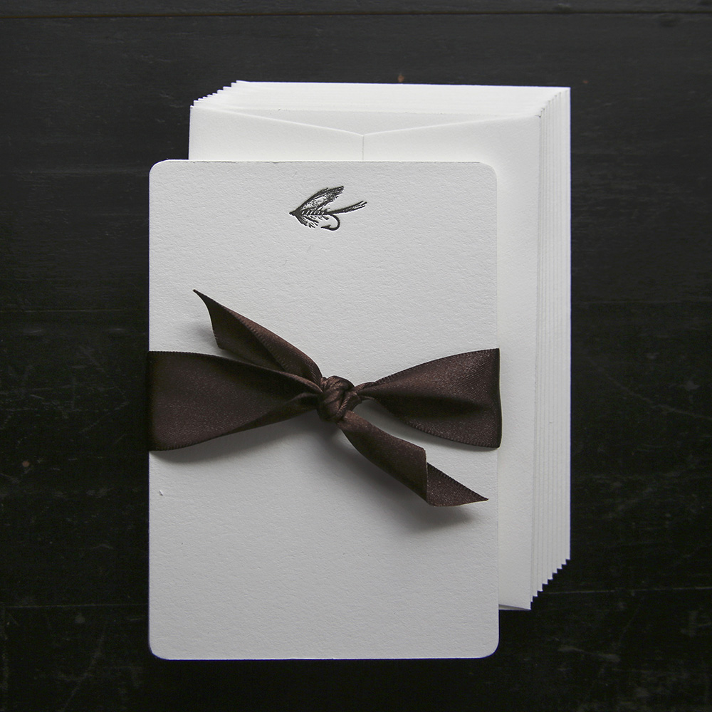 Fly Fishing Small Note Cards