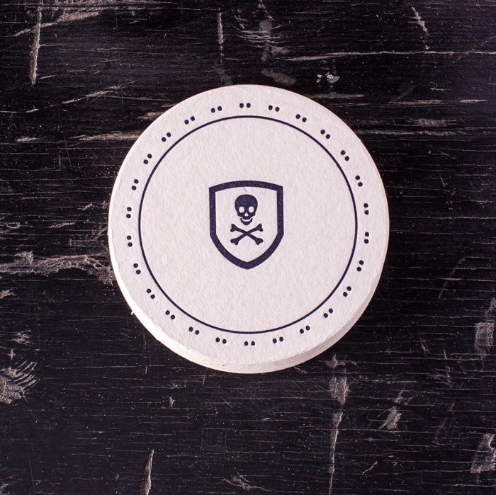 Skull & Cross Bones Coaster Set Skull & Cross Bones Coaster Set