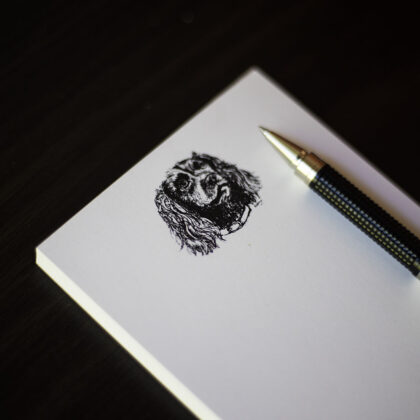 Spaniel note Pad