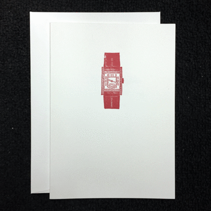 time, long time, love, valentine, greeting card, letterpress