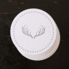 Antler Coaster Set gray