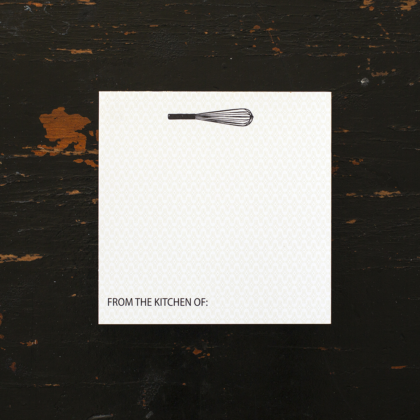 From the Kitchen Of notepad