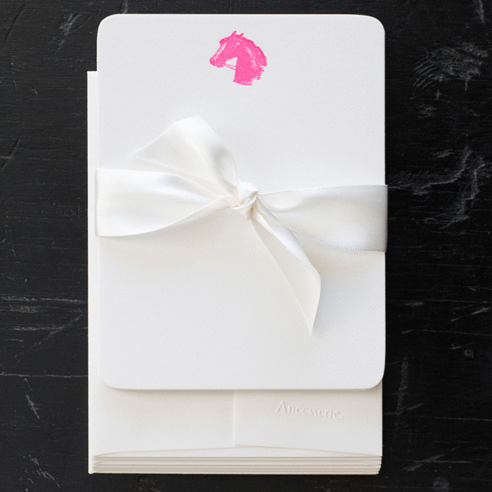 Pink Horse Note Stationery Set