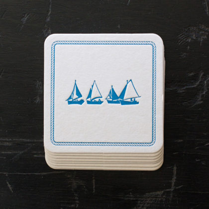 Sailboat Coaster Set