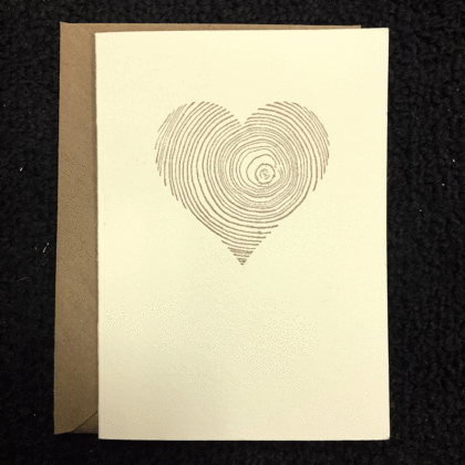 Tree Rings, Valentine, heart, love, greeting card
