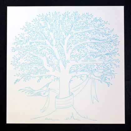 Birth tree, milestones, baby, birth,