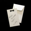 Black Tie, Gift Enclosures, letterpress