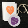 U R My - Love Bug Card Love Bug, letterpress. greeting card, ornament, valentine