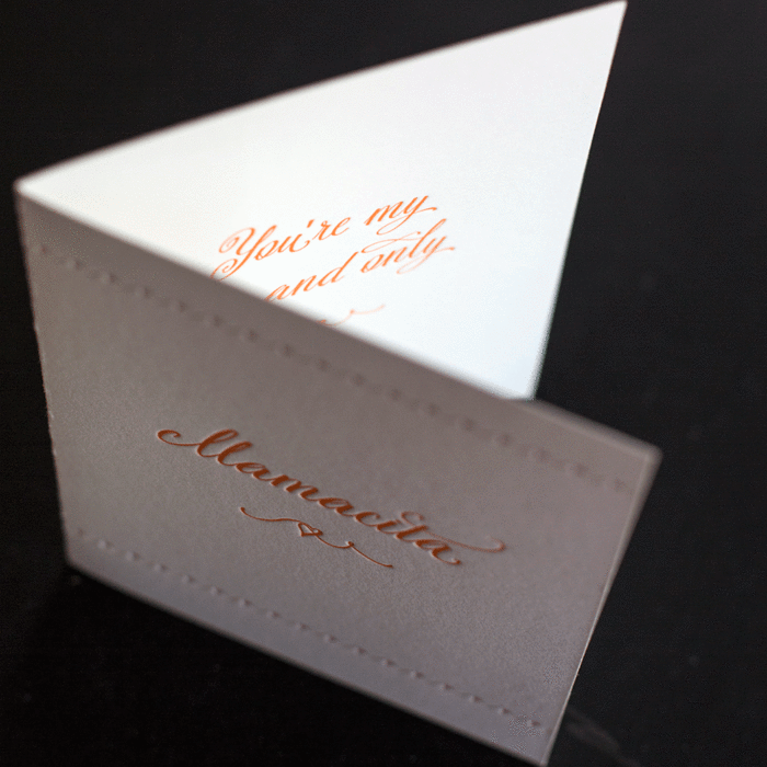 mamacita greeting card Mamacita, mother, letterpress, greeting card