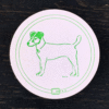 terrier, coasters, letterpress, hunting, sporting life, jack russell