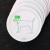 terrier, coasters, letterpress, hunting, sporting life, jack russell