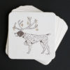 pointer, coasters, letterpress coasters, dog, sporting life