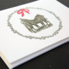 equine, wreath. holiday cards, mule, horse, boxed notes, boxed cards , holidays, rural, pastoral, farm,