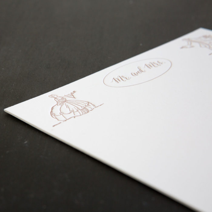 Mr. and Mrs. Note Cards mr. and mrs, thank you notes, note cards, bride and groom, wedding letterpress, his and hers, wedding gift