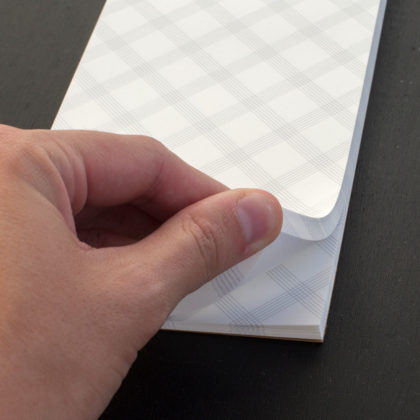 50 sheet long pad for lists and more.