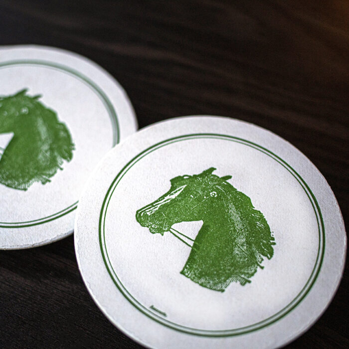 Ancesseriehorseheadcoasters2 Horsehead coasters